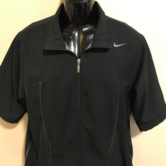 Men's Nike Fit Dry Kobe Bryant Full Zip Short Sleeve Shooting Jacket-Size M - Picture 12 of 14